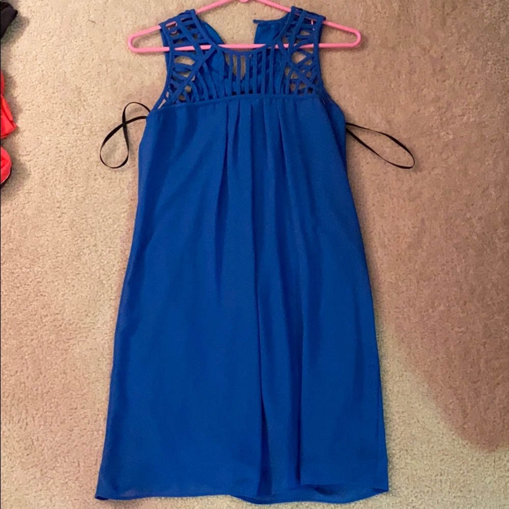 Macy’s royal blue dress size small